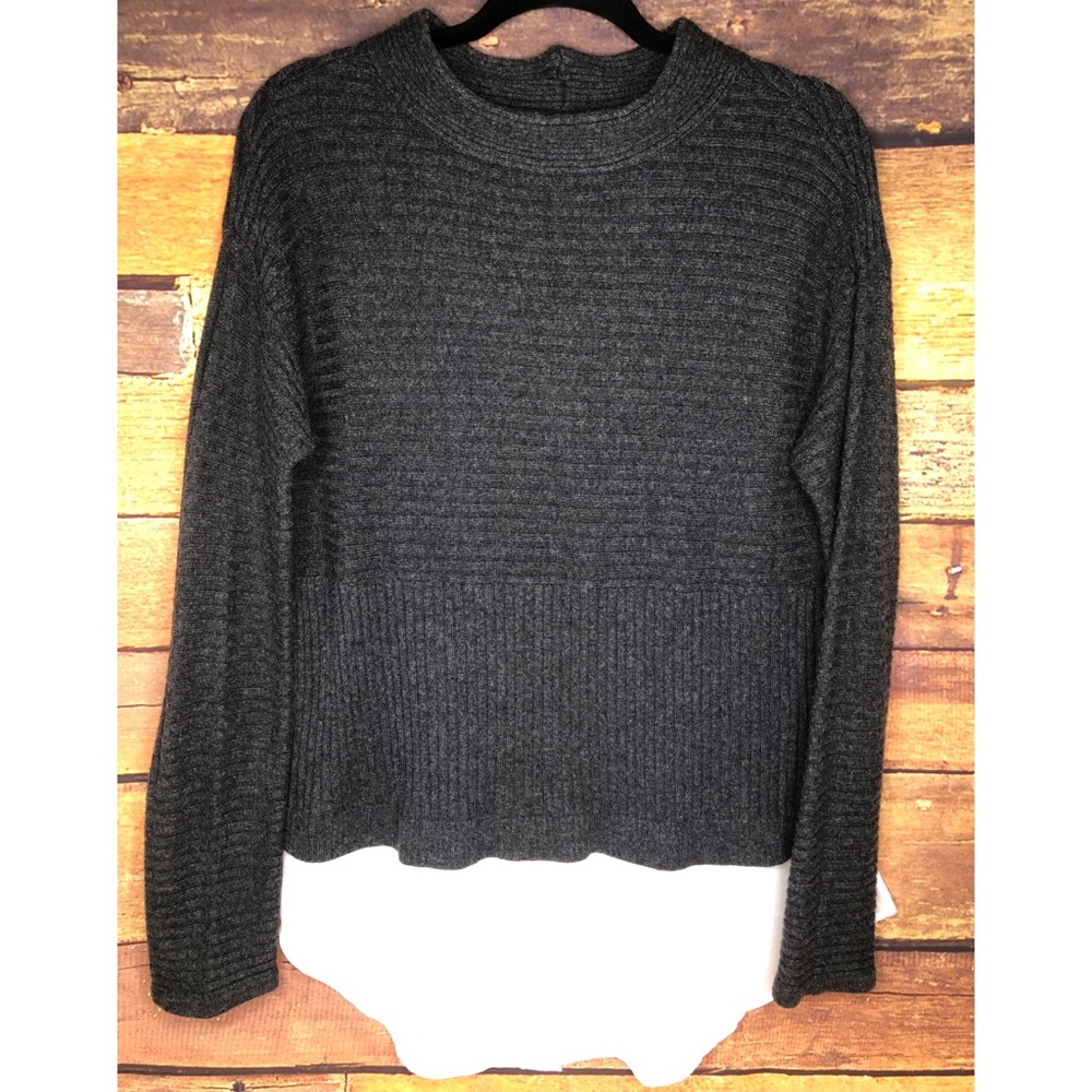 MOTH For Anthropologie Layered Mock Wool Blend